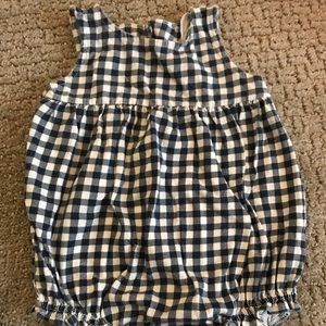 Gingham romper